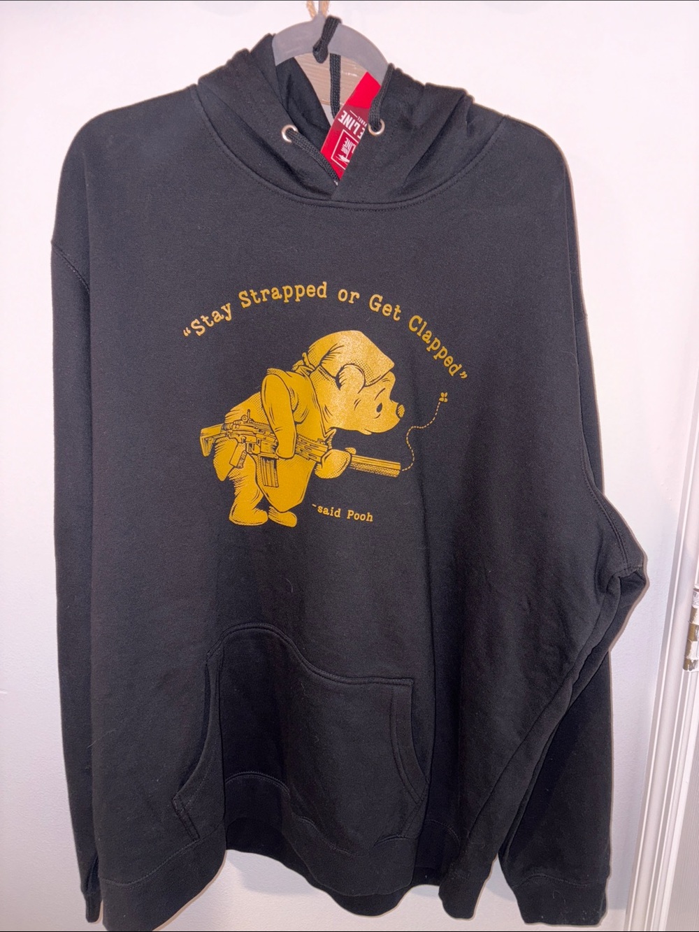 Nine Line Disney Winnie the Pooh 3Xl black hoodie NWT